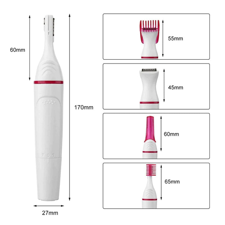 Skanto | 5 I 1 Oppladbar Epilator