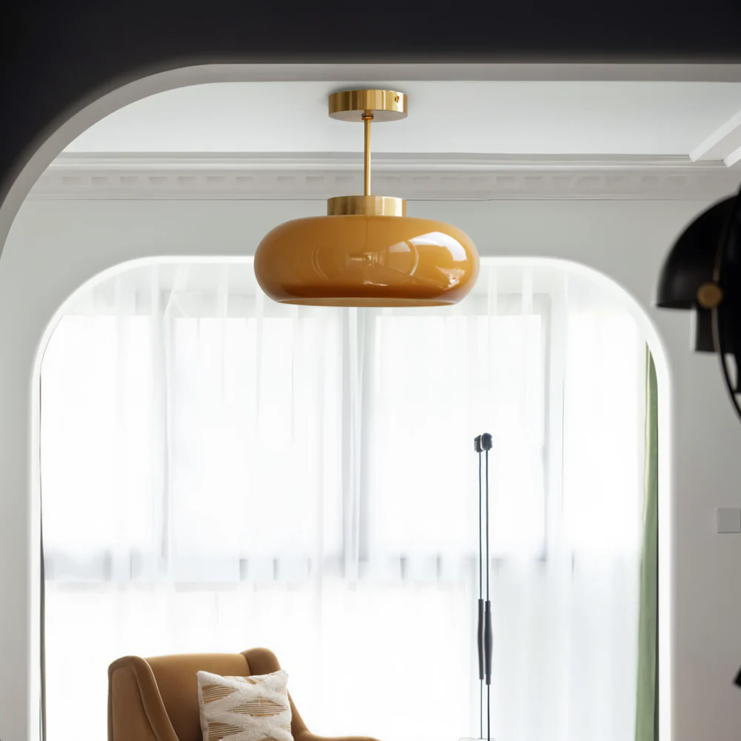 Skanto | Vintage Gul Taklampe