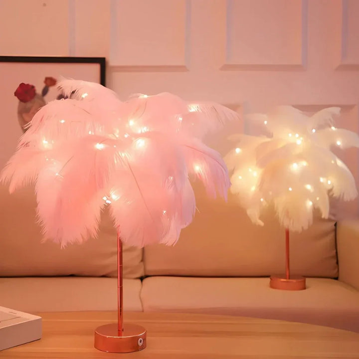 Atmosfærisk Fjær Palm Tre Lamp - LumaPalm | Skanto