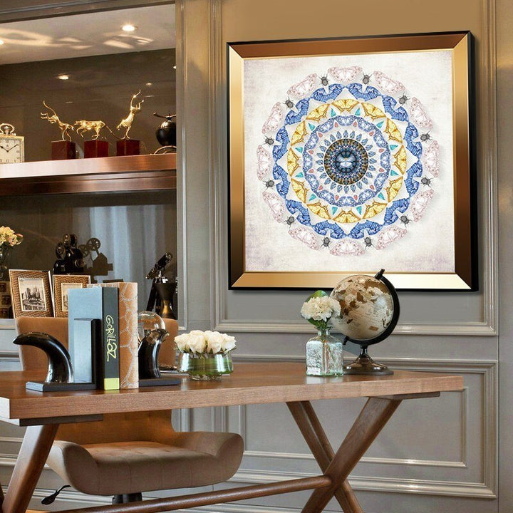 Moderne mandala – lerretbilde