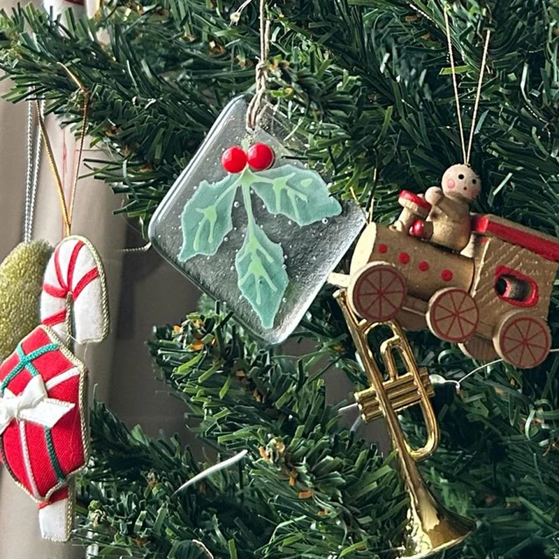 Skanto | Eksklusiv Juletrepynt i Smeltet Glass – Håndlaget Ornament