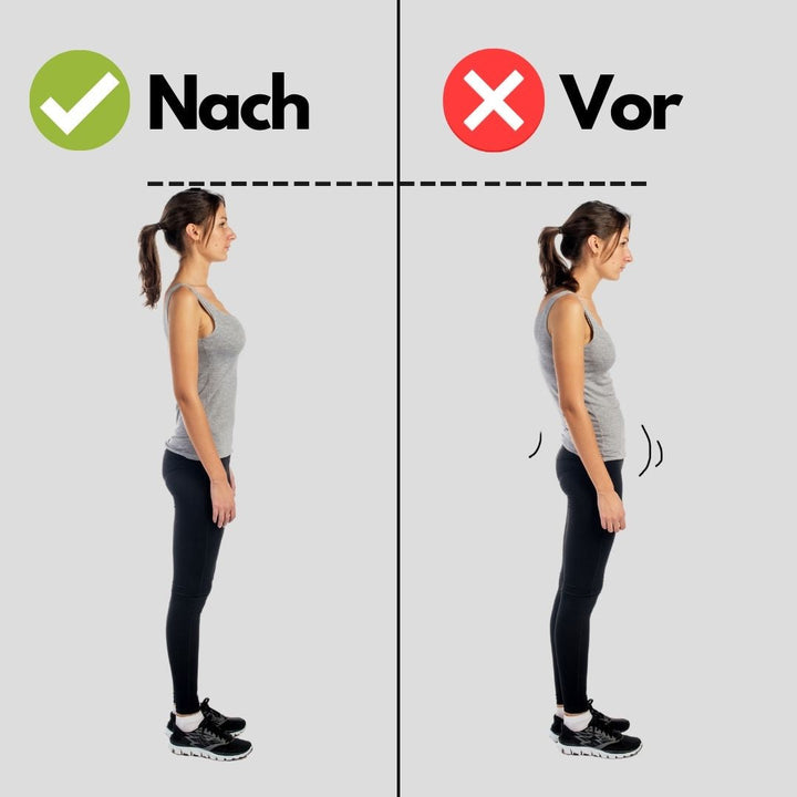 HealthPost 3-i-1 Ryggholdningskorrigerer | Justerbar ryggstøtte for kontor, sport og daglig liv | Øvre og nedre rygg | Skanto