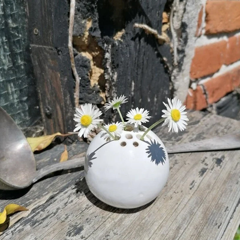 Resin Håndlaget Vase Blomst Stein Borddekor | Skanto