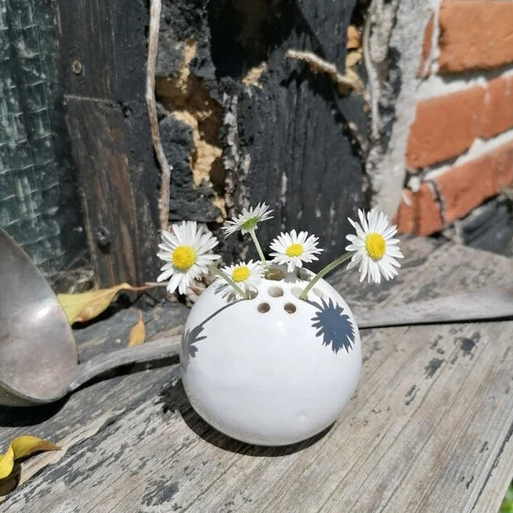 Resin Håndlaget Vase Blomst Stein Borddekor | Skanto