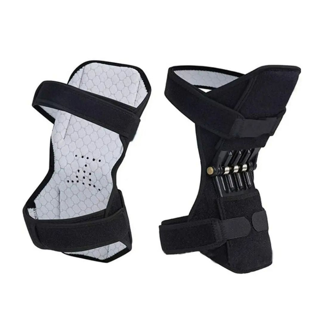 KneeGuard Pro | Sett med 2 hengslede knebandasje-stabilisatorer for smertelindring | Justerbar støtte ved kne skade - Artritt - Etter operasjon rehabilitering Skanto