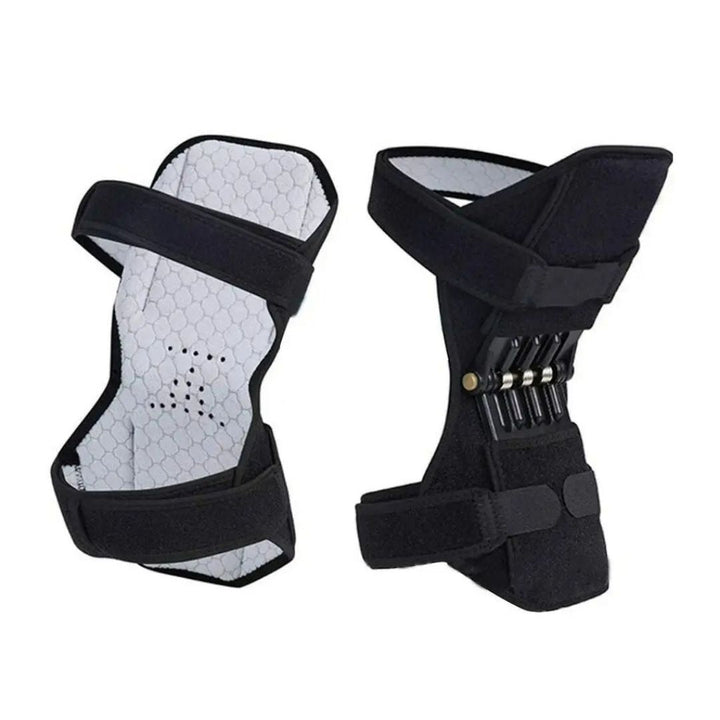 KneeGuard Pro | Sett med 2 hengslede knebandasje-stabilisatorer for smertelindring | Justerbar støtte ved kne skade - Artritt - Etter operasjon rehabilitering Skanto