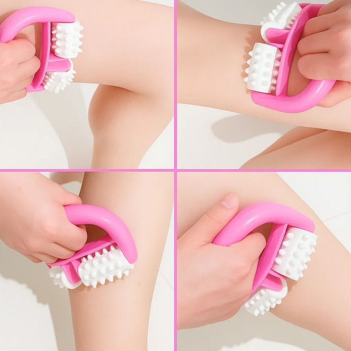 ToneWood | Cellulite Massasje Roller – Dypvev Skulptur – Naturlig Tre – Hjemme Kropp Toner Skanto