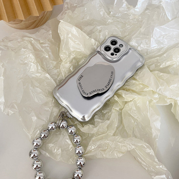 Skanto | Matt Sølv Ball Armbånd Luftpute Etui for iPhone