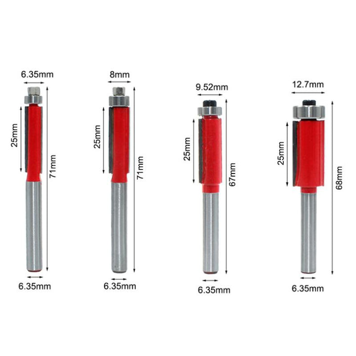 Skanto | 1/4'' aksel flat kutter biter