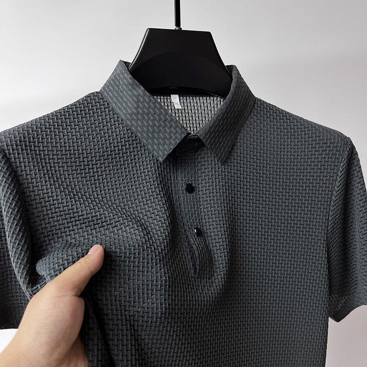 Mesh Ice Silk Korte Ermel T-skjorte | Skanto