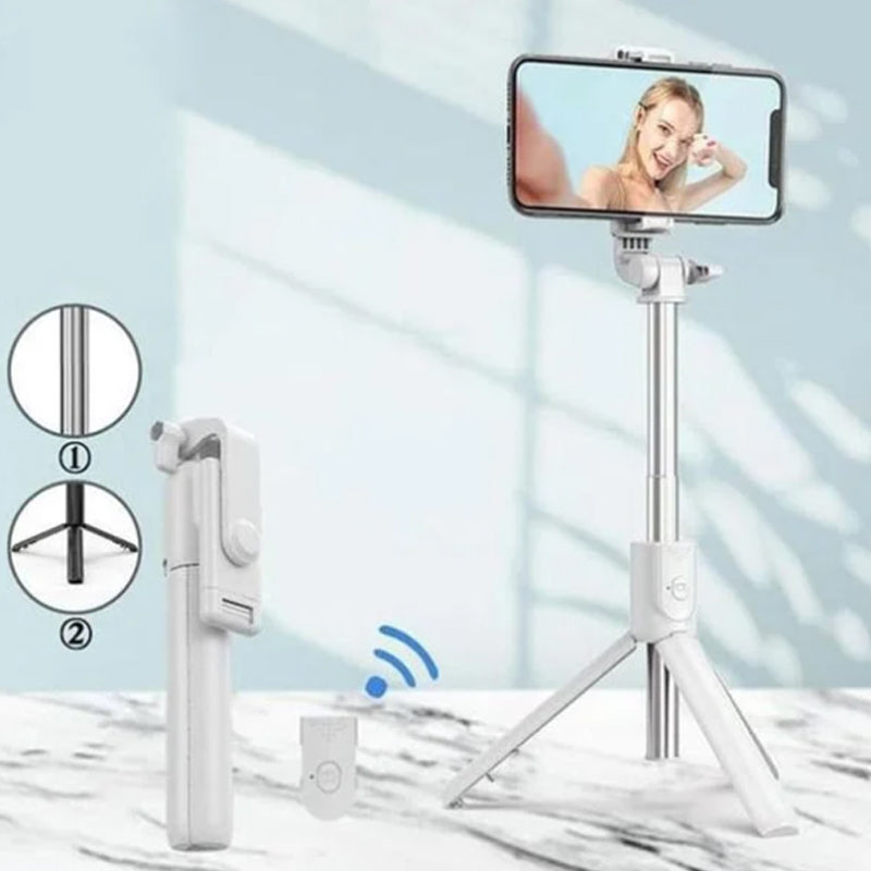 Skanto | Multifunksjonell Trådløs Bluetooth Selfie Stang
