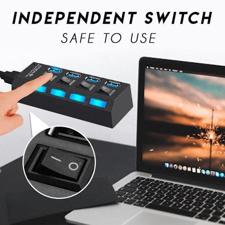 Skanto | Flereporter Høyhastighets USB Hub
