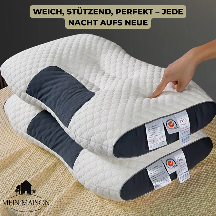 Skanto | Ergonomisk Nakkepute Minne Skum Pustende Kontur