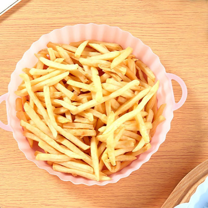 Tablett - Silikon Gjenbrukbar - Perfekt for Airfryer - Praktisk og Økologisk | Skanto