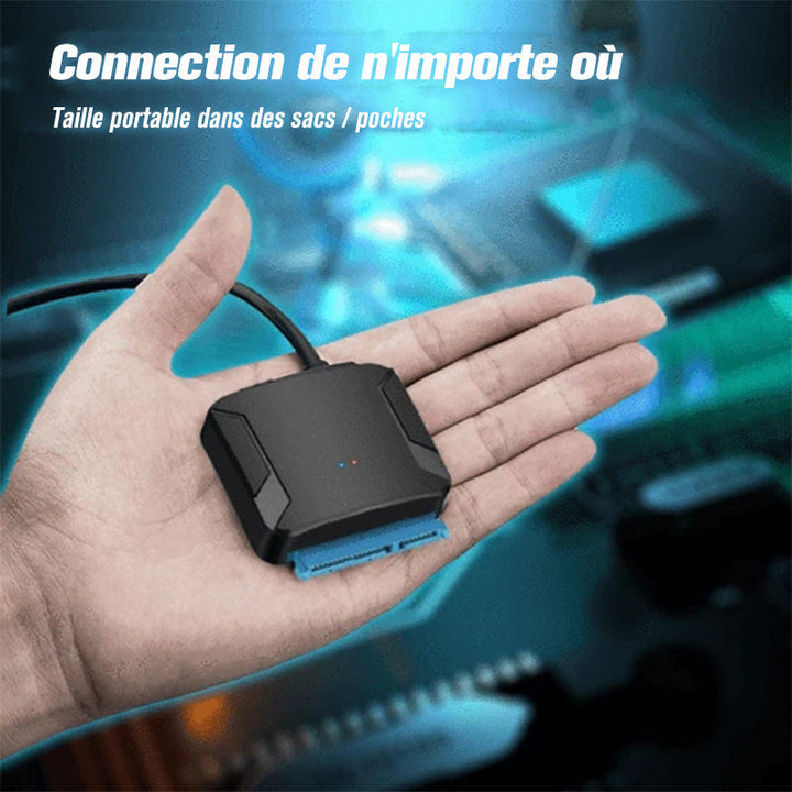 USB 3.0 til SATA III Hard Drive Adapter | Skanto