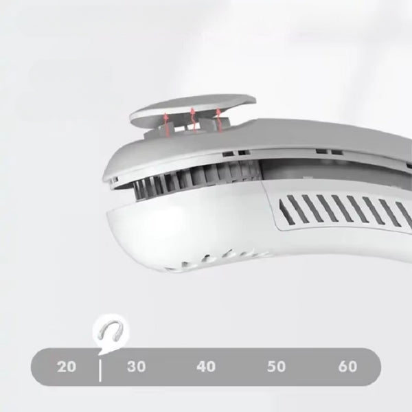 Bærbar Nakkeventilator - Håndfri Kjøleventilator for Personlig Komfort | Skanto