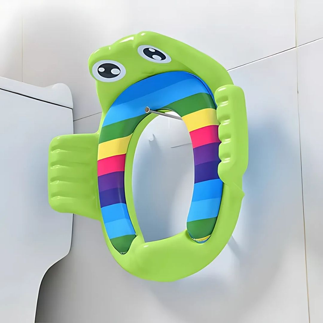 TrainEase | Bærbar Potty Sete – Sikker Skli‑Fri Design – Enkel Rengjøring Plastikk – Kompakt Reise Løsning for Potty Trening Småbarn Skanto