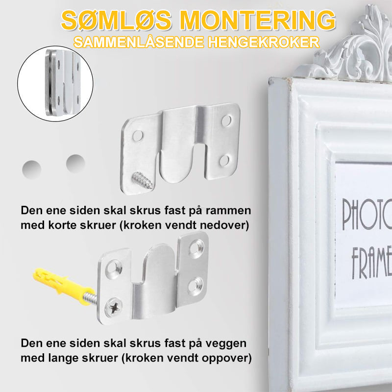 Skanto | Hengende kroker i rustfritt stål