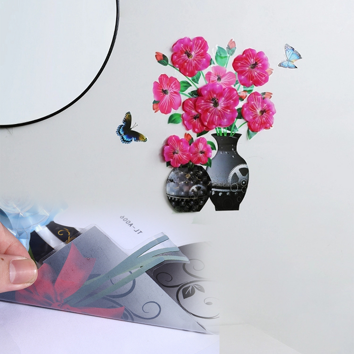 Skanto | DIY Plantevase 3D Stereo Klistremerke Selvklebende