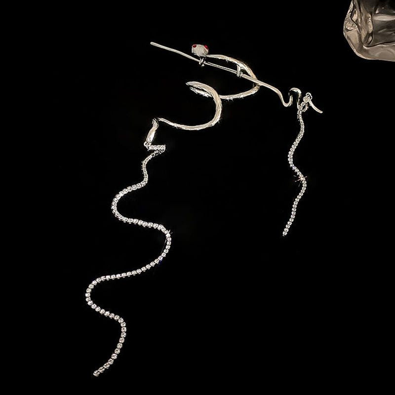 Skanto | Silver Spiral Snake Tåsmykke