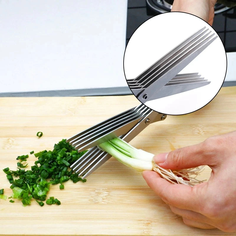5-Layer Stainless Steel Multi-functional Kitchen Shears | Skanto