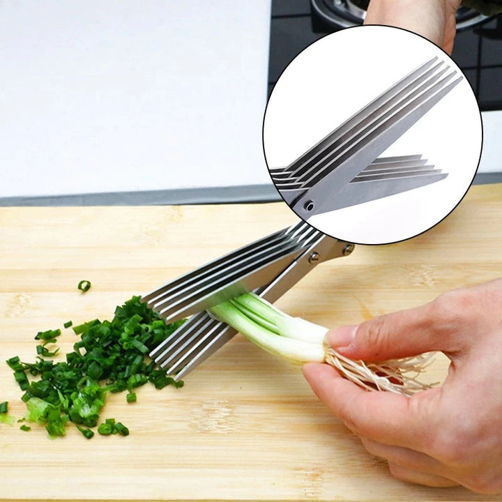 5-Layer Stainless Steel Multi-functional Kitchen Shears | Skanto