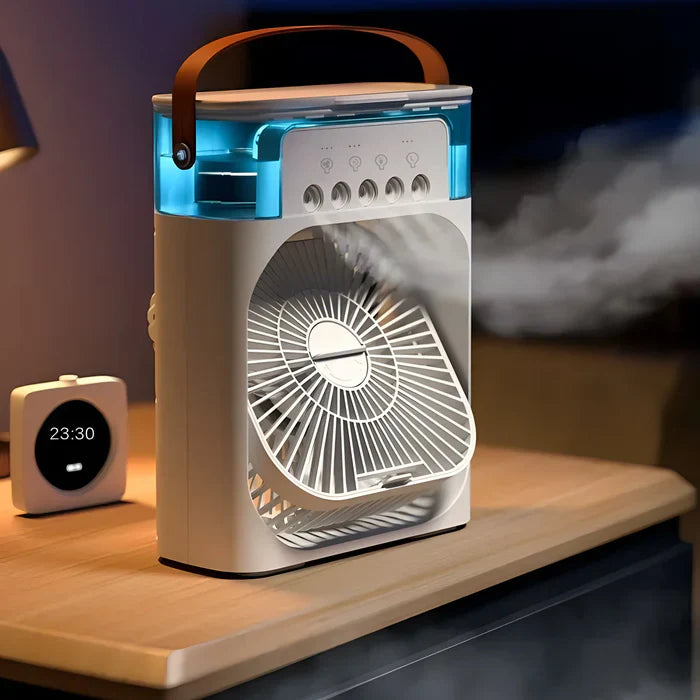 Skanto | 3-i-1 Vifte med 7-farge LED Lys - BreezeMaster Pro