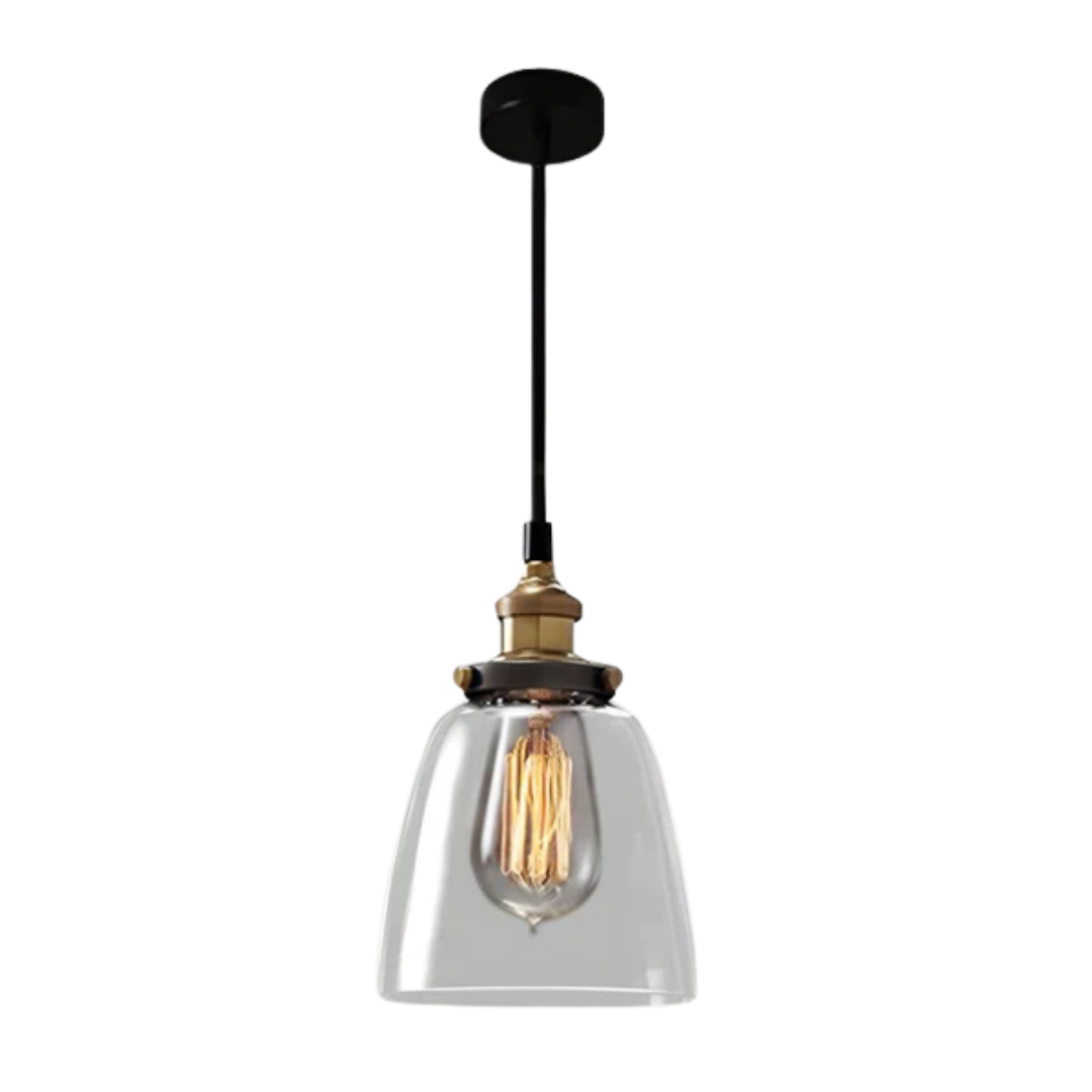 Skanto | Vintage Pendellampe Glass | Stilfull Spisebordlampe