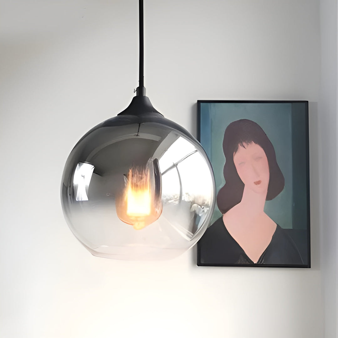 Industril Glass Pendel Lys med LED – Moderne & Dekorativ | Ideell for Kjøkken, Spisestuer & Barer | Skanto