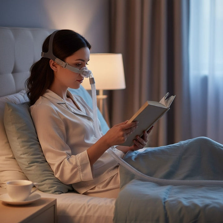 Quiet Sleep – Lettvekts silikon – Side-sovende som søker komfort – Reduserer lekkasjer – Enkel pusteSkanto