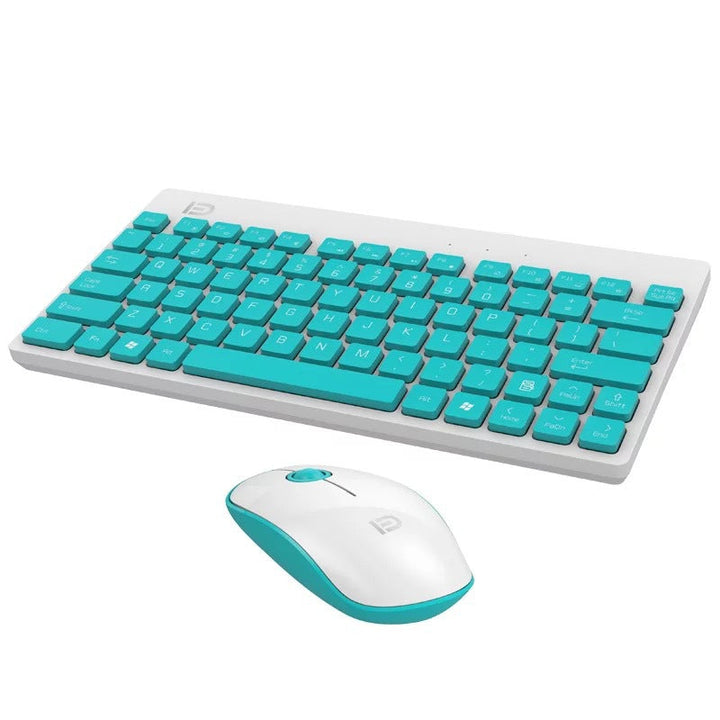 Skanto | 2.4GHz Ultrathin Bærbar Trådløs Tastatur og Mus Combo Med Multimedia Snarveier, Lang Batterilevetid & Ergonomisk Design