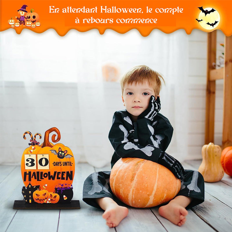 Wood Halloween Advent Calendar | Skanto