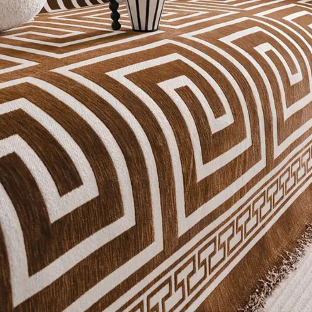 Skanto | Meander Quastene Chenille Sofa Dekken