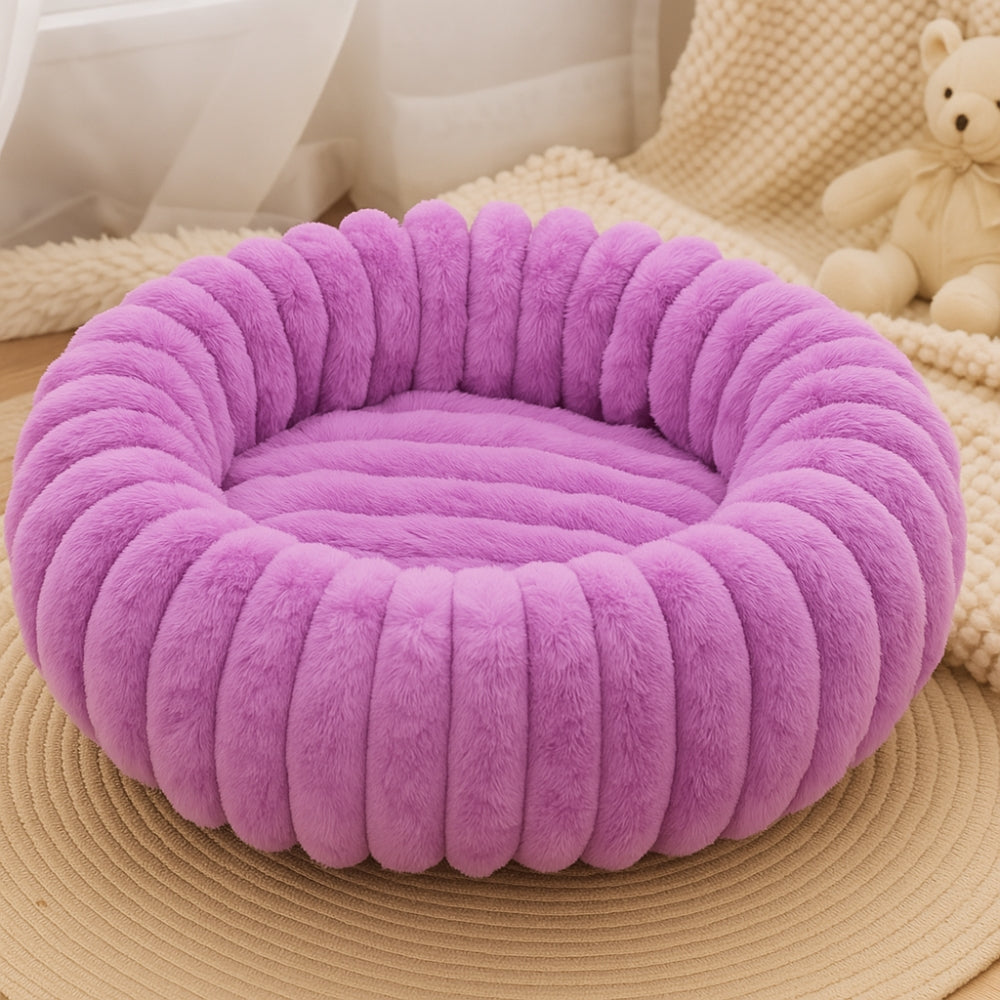 Skanto | Purrfectly Plush Rundt Kjæledyr seng