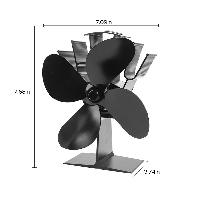 Skanto | 4 blader varmedrevet kjøkkenvifte