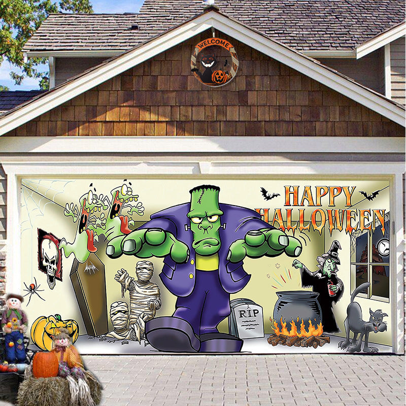 Skanto | Halloween 2024 Garasjeport Dekorasjon