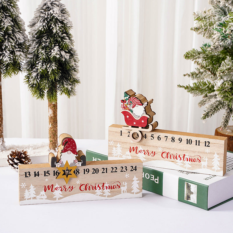 Skanto | God jul Tre mobil julekalender dekorasjon Santa Claus