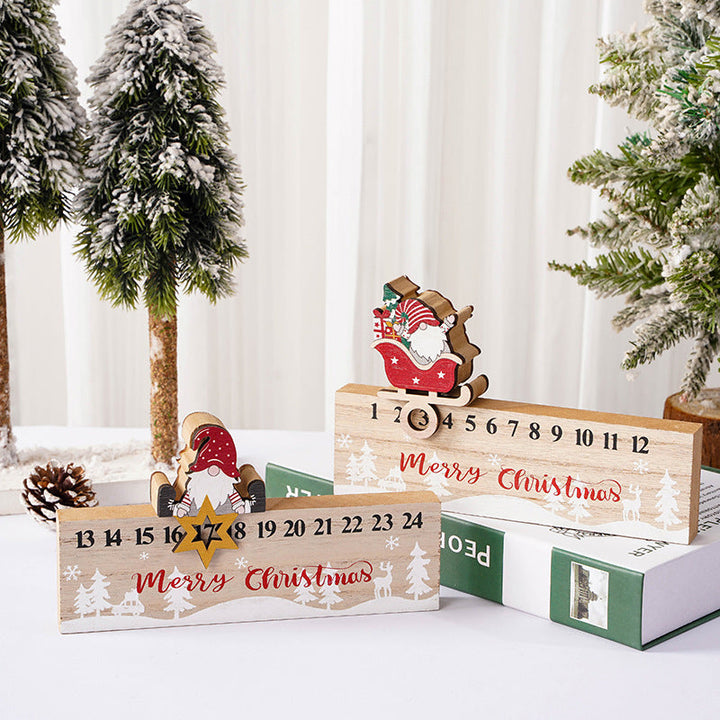 Skanto | God jul Tre mobil julekalender dekorasjon Santa Claus