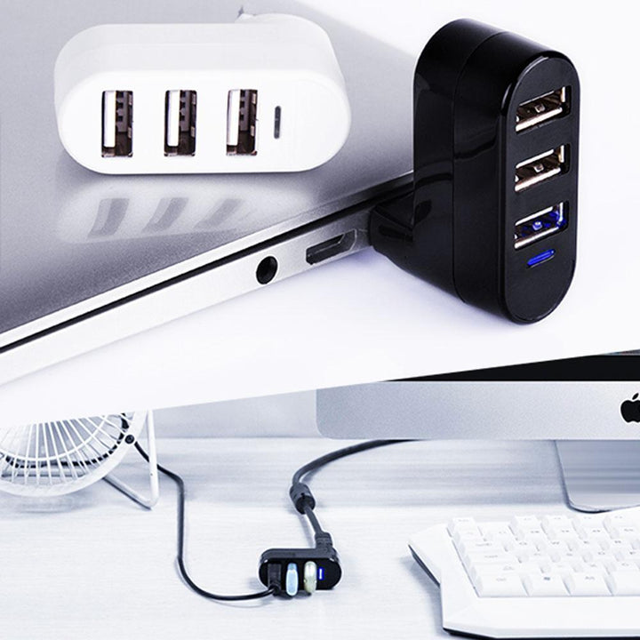 Skanto | Mini roterbar 3-Port USB Hub