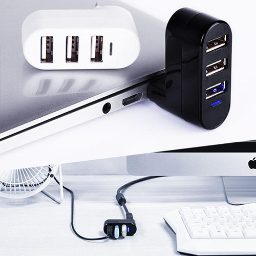 Skanto | Mini roterbar 3-Port USB Hub