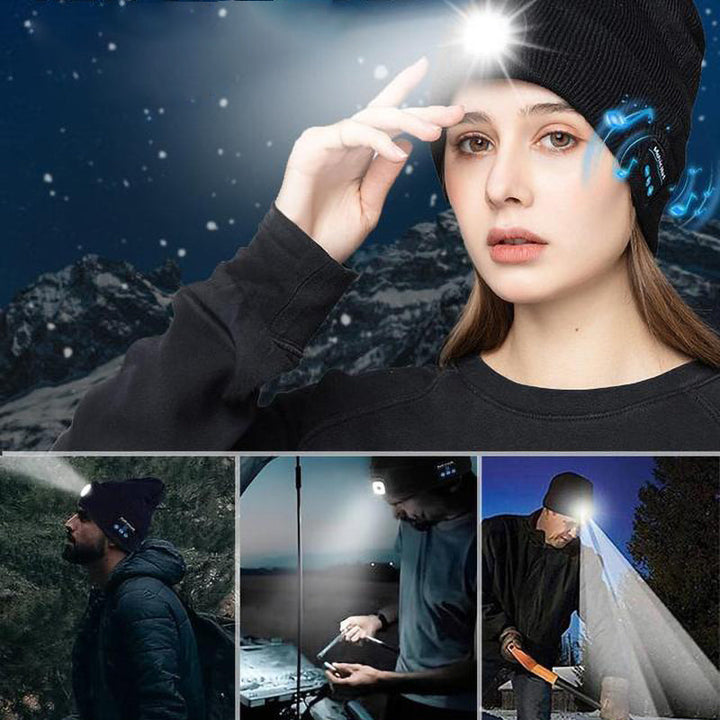 Skanto | LED Bluetooth Lue med Avtakbare Høyttalere