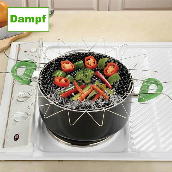 Stainless Steel Retractable Strainer Cooking Basket | Skanto
