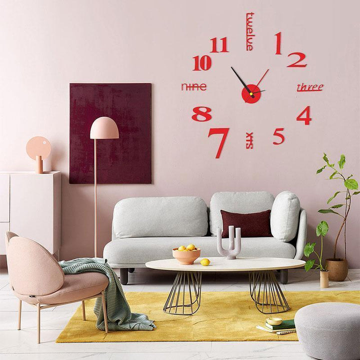 Skanto | Moderne DIY stempelfri veggklokke