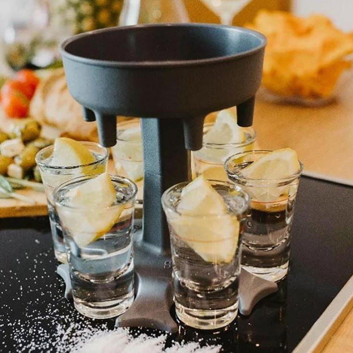 Skanto | 6 Shot Glass Dispenser og Holder