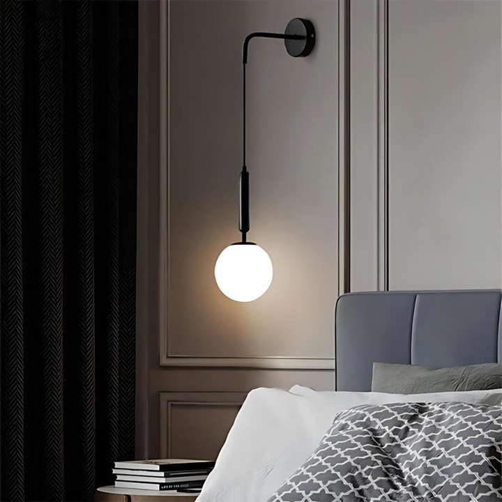 Moderne Glass Vegglampe for Stilige Boligområder | Skanto
