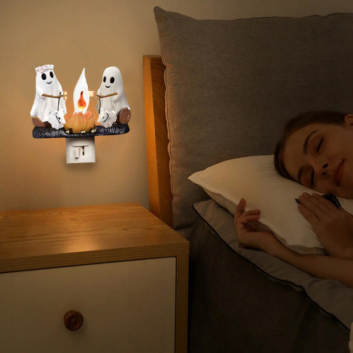 Skanto | 👻 Spøkelseshbål med flakkende nattlys 🎃 ❤️‍🔥