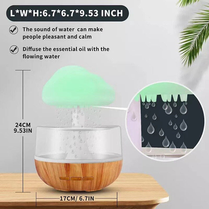 Skanto | Regnsky Pilz Luftfukter Nattlampe