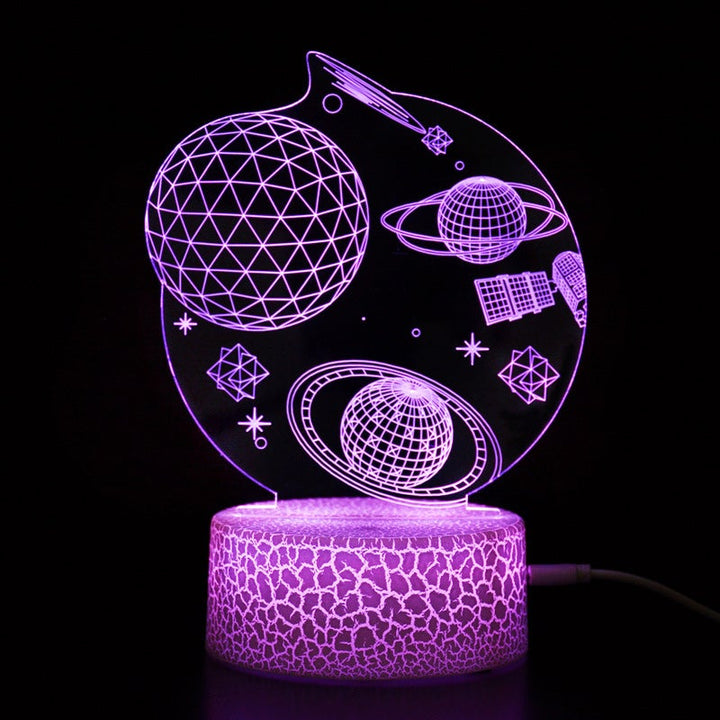 Nattelys LED farge dinosaur med fjernkontroll flere stilarter | Skanto