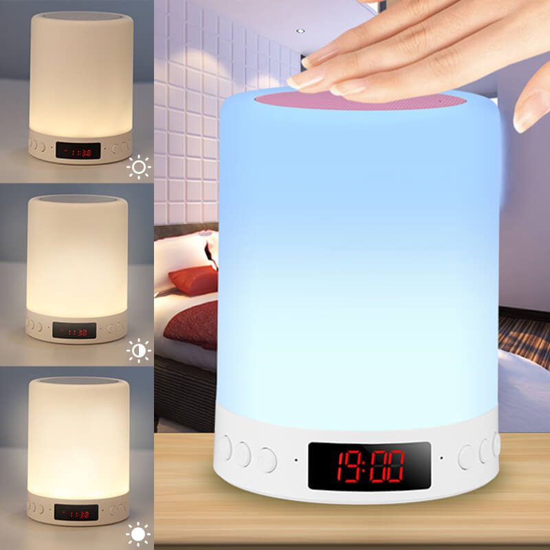 Skanto | Bluetooth-høyttaler og fargerik belysningsbordlampe