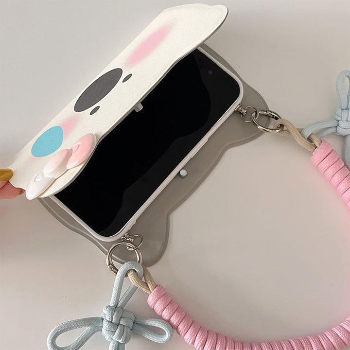 Skanto | Insta-Style Cartoon Westie Flip-Phone Case